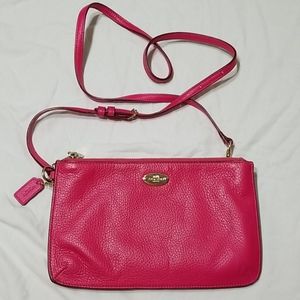 HOT PINK Coach Crossbody
